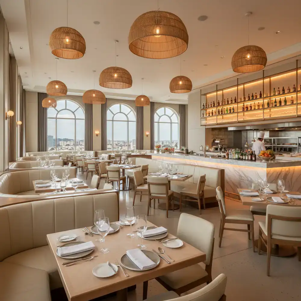Fine dining restaurant at a casino hotel